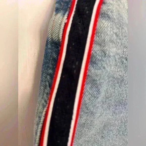 Zara Jean Skirt  with Side Stripes Size XS - Picture 2 of 7